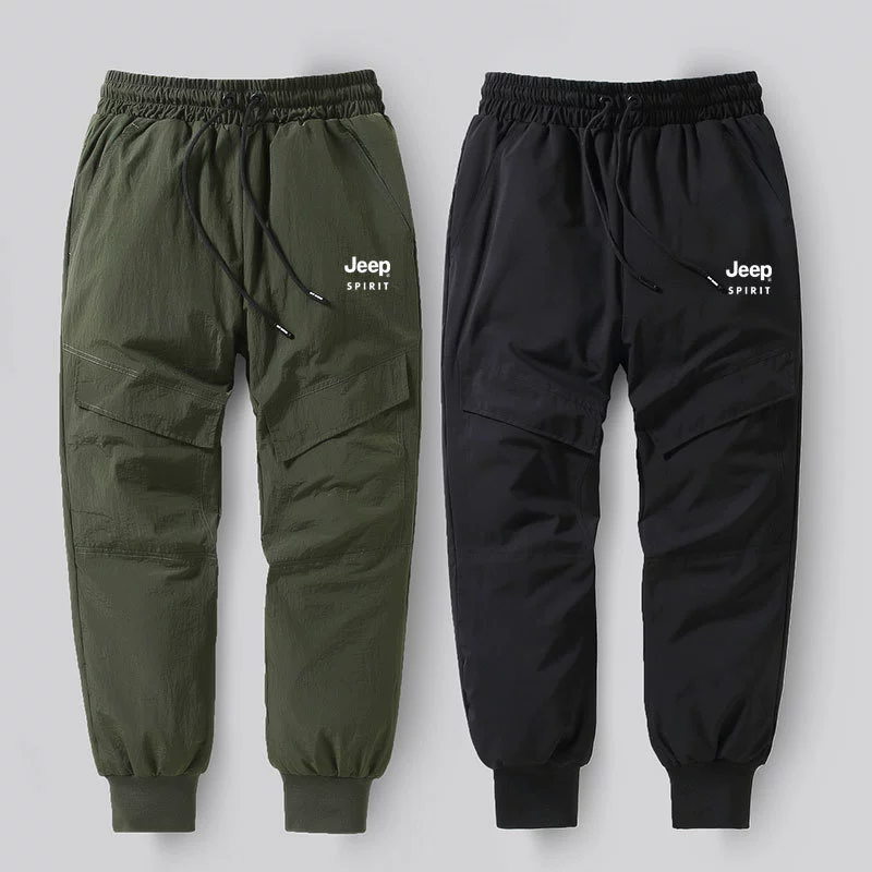 JEEP SPIRIT Мужские Пуховые штаны Зимние теплые уличные повседневные пуховые штаны 216