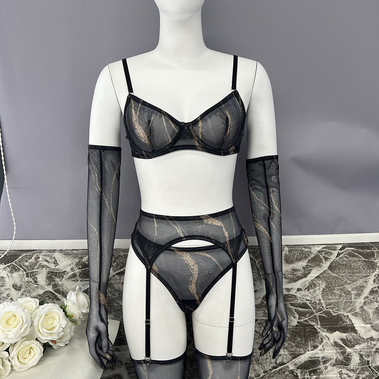 105g Weight Sexy Feel Of Sensation Sleeveless Sleeve Length Sexy Lingerie Lingerie Type Polyester Fabric Type Sexy Lingerie Sets Sets Type 1 Set Quantity Indoor, Home, Honeymoon Occasion Strap Neckline Color Block Pattern All Seasons Season Women's Gender Sexy Style Women's Sexy Color Block Sexy Lingerie Sets Indoor Home Honeymoon Sexy Lingerie 9