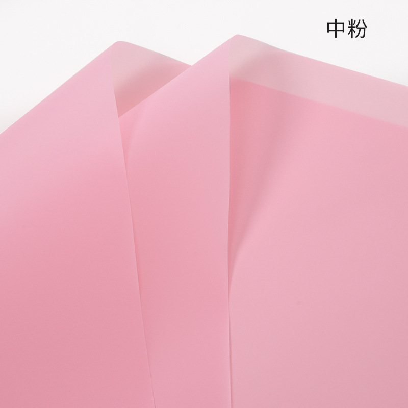 Papel de embalaje de flores al por mayor material de floristería ramo material de papel de embalaje material de embalaje papel de embalaje impermeable papel de doble cara bicolor Ouya