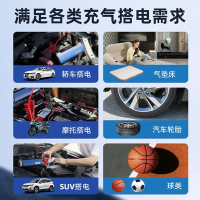 Jump Starter, Car-Mounted Air: Kempinq və səyahət