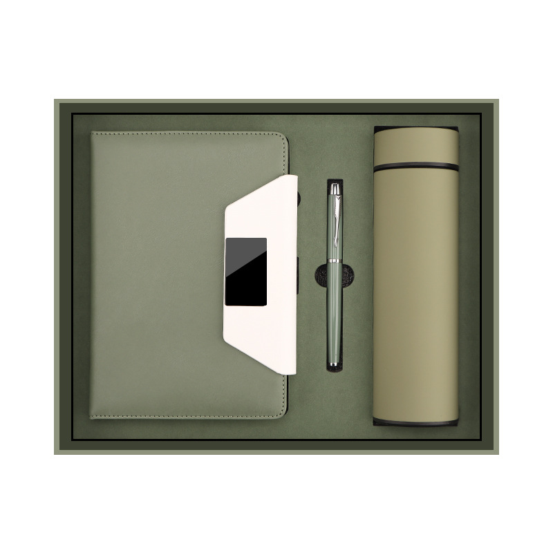 A5 Creative Notebook Thermos Cup Gift Box Set Customizable Printable Logo Corporate Souvenir Business Notepad A5