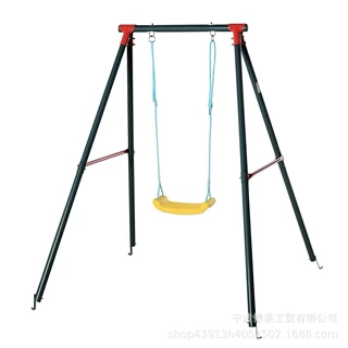 户外庭院休闲秋千架吊椅吊篮室外无动力摇摆套装儿童游乐设施定制