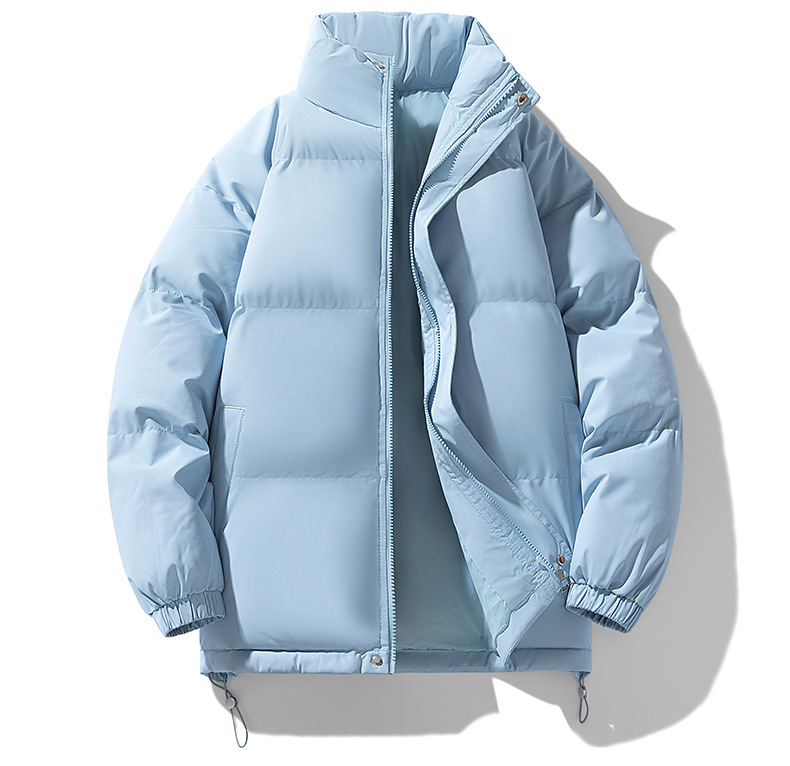 Stehkragen Herrenmantel Winter 2024 Neues Brot Amerikanische Trendmarke Baumwolljacke Paar-Outfit_voghion.com