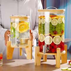 セルフドリンク樽ジュース缶ガラス瓶網赤泡酒容器蛇口付きコーラ樽果物茶桶ビール桶
