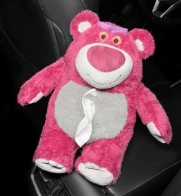 Car tissue box/set Bei Er cartoon cute doll - a-strawberry-bear-tissue-drawer-large-size