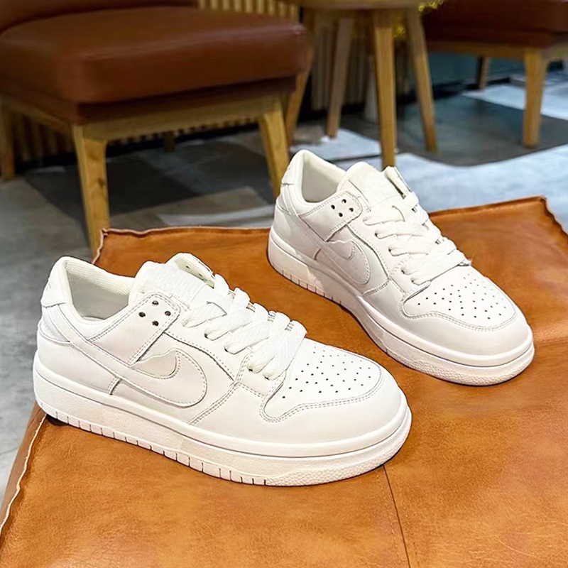 2025 nuevo estilo de pareja de corte bajo estudiante ligero zapatillas AJ a juego de color moda zapatos blancos de mujer hombre salvaje