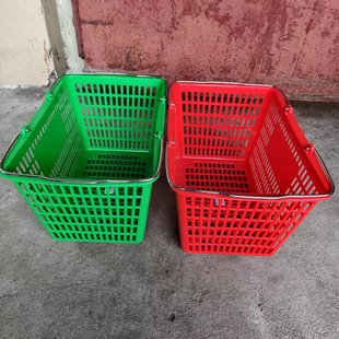 Supermarket Shopping Basket Shopping Basket Portable Basket Plastic Basket Household Large Snack Store Shopping Basket Convenience Store