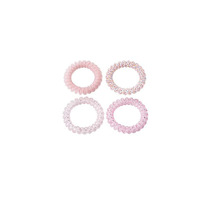 Cabeza de alta belleza cabello de cabello rosa cabello de teléfono anillo de goma banda de goma de alta elasticidad cabello de cabello de cabello