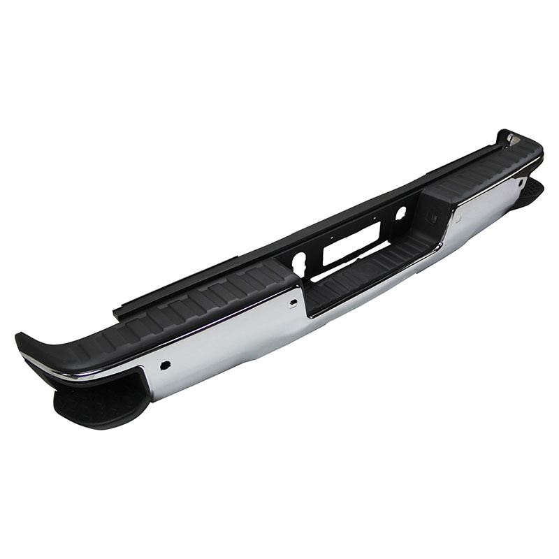 Aplicable a Chevrolet 14 - 18 Silverado parachoques traseros Solode original con agujeros de radar galvanizados