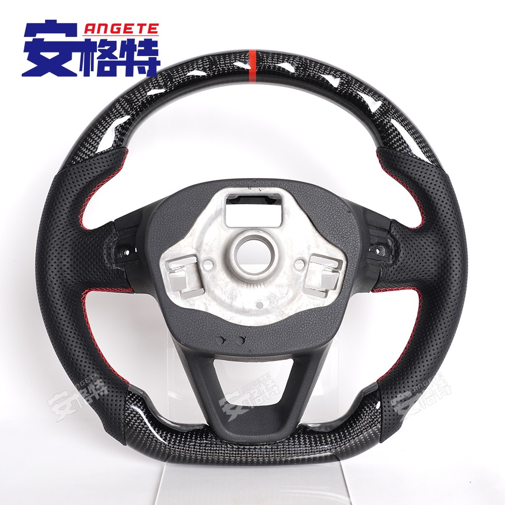 Suitable for Seat/Leon/Ibiza Cupra Real Carbon Fiber Steering Wheel Car Steering Wheel