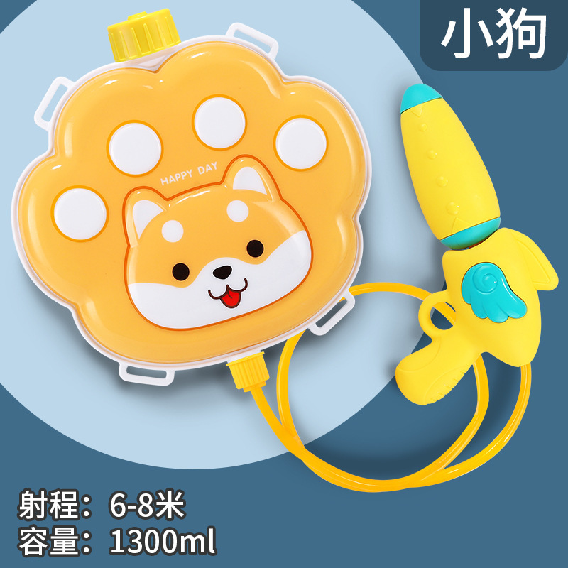 Juguetes para niños mochila pistolas de agua rociadores de agua de gran capacidad de juego de agua de dibujo festival de sprinkling de agua de agua de agua para niños de playa