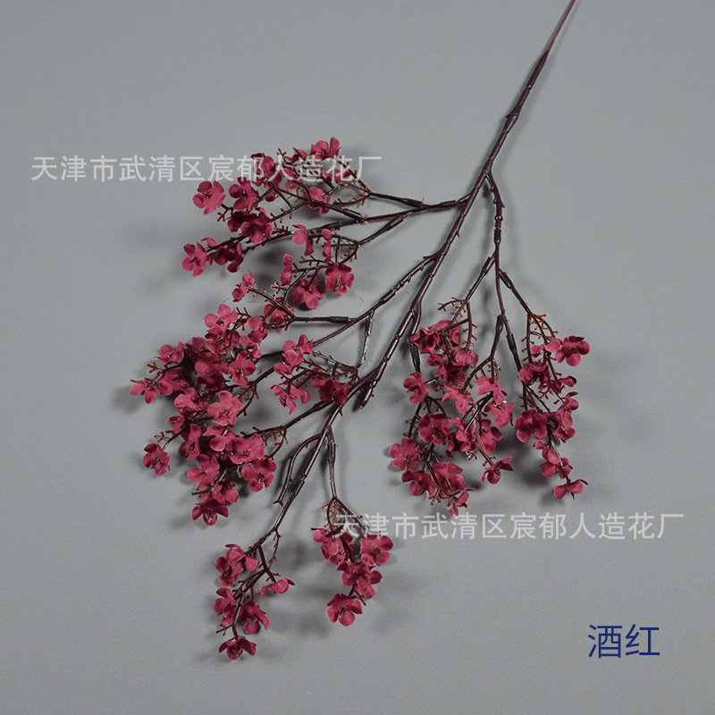 실크 와인 레드