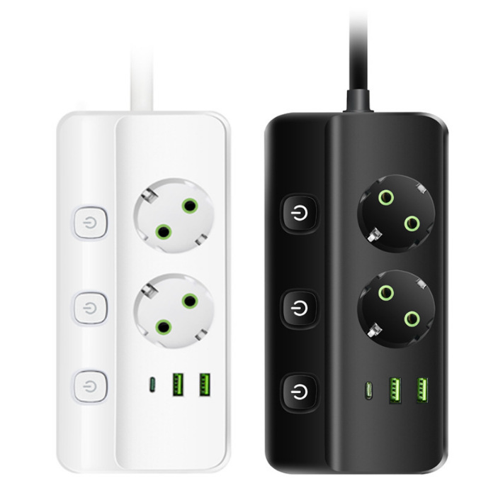 Interruptor inteligente USB conector de línea de agujero especial de la norma europea conector de línea de línea de conector doméstico conector de línea de línea de conector de línea de línea de línea de conector europeo