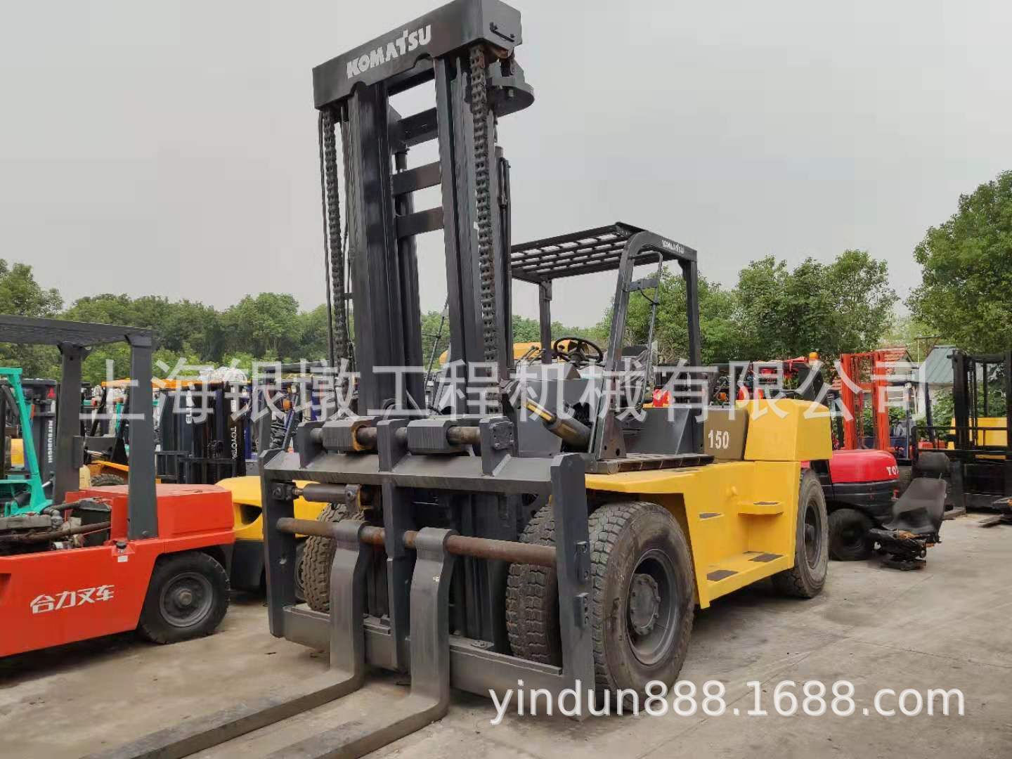 二手小松15吨16吨叉车KOMATSU小松20吨二手叉车