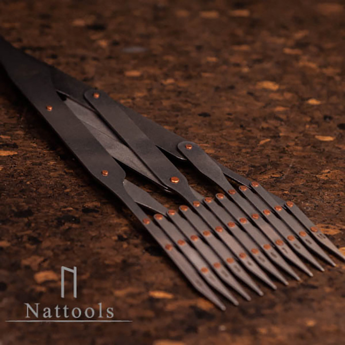Nattoolsステンレス等尺4806手作りdiy革腕時計ベルト製作工具|undefined