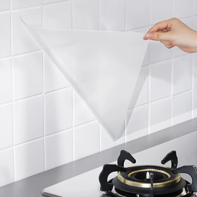 Прозрачная кухня маслостойкая наклейка высокая температура маслостойкая самоклеящаяся вытяжка высокая температура обоев производитель оптовая продажа
