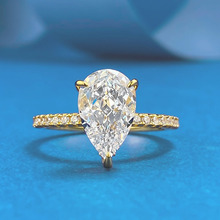 ϲ׿�錚S925�yˮ�ν�ָwish�羳�W����7*11mm�ױ��������ν�ָ�h