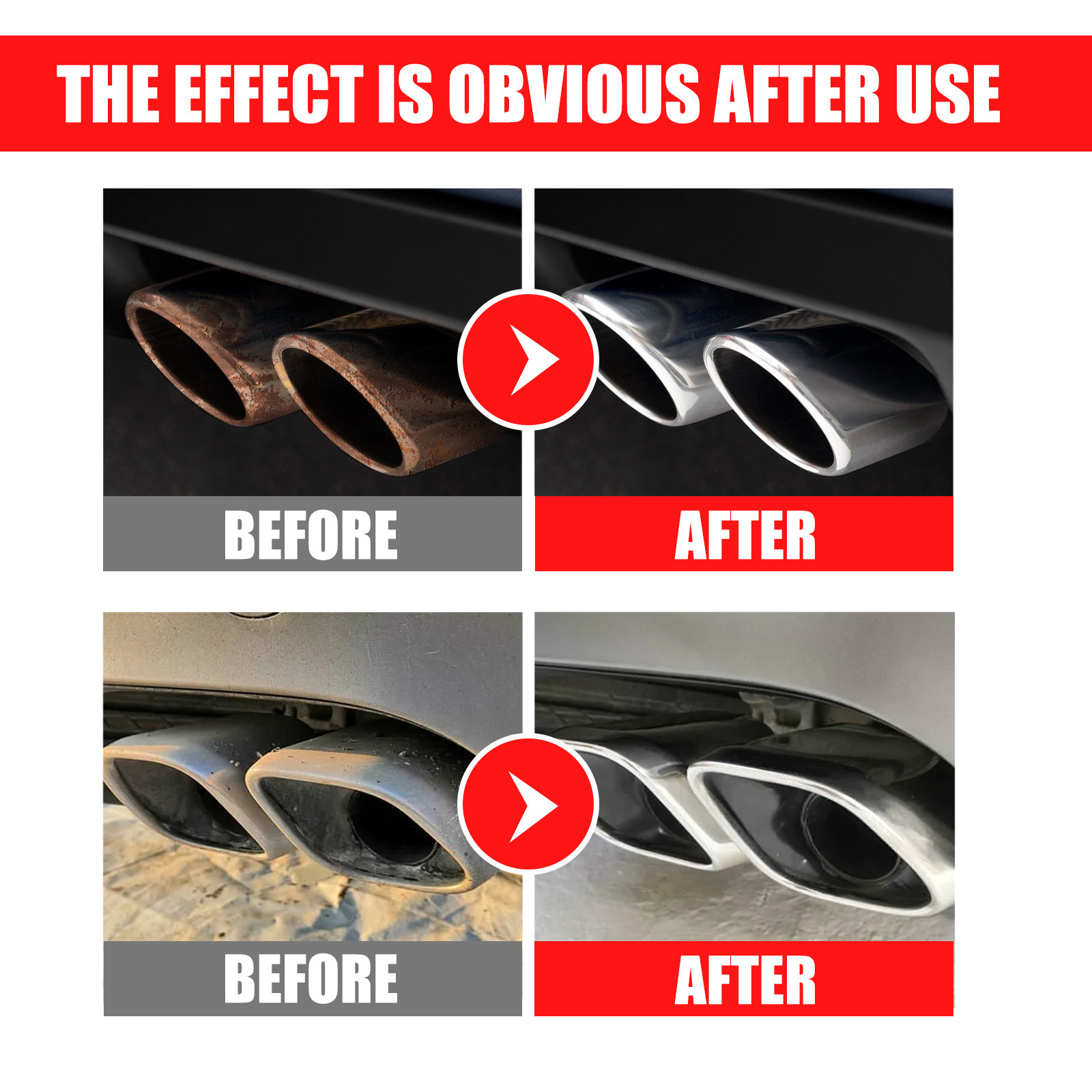 Rayhong Car Exhaust Pipe Rust Remover Multifunctional Anti-Rust Metal Exhaust Pipe Equipment Maintenance Cleaner