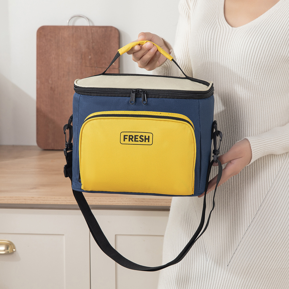 Nuevo paquete de aislamiento transfronterizo bolsas de almuerzo portátiles bolsas de almuerzo bolsas de almuerzo para trabajar bolsas de almuerzo estudiantes de gran capacidad