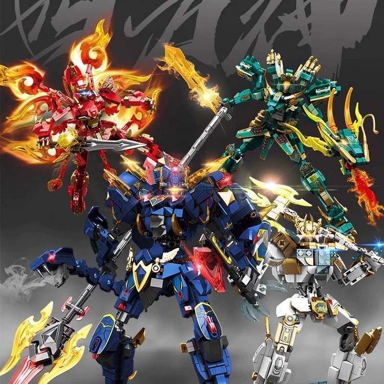Chinese constructor, robot, transformer, toy for boys, new collection