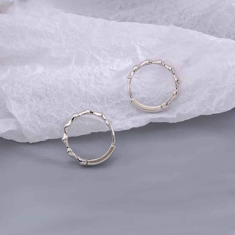 有进 Bamboo small earrings for beloved, simple and elegant design