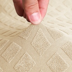 Office boss chair cover made of pineapple pattern knitted jacquard elastic chair cover with rotating arms and height adjustment computer chair cover