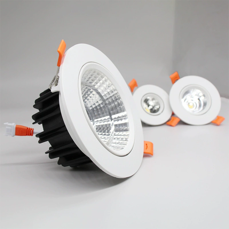 Металлический встроенный LED потолочный светильник