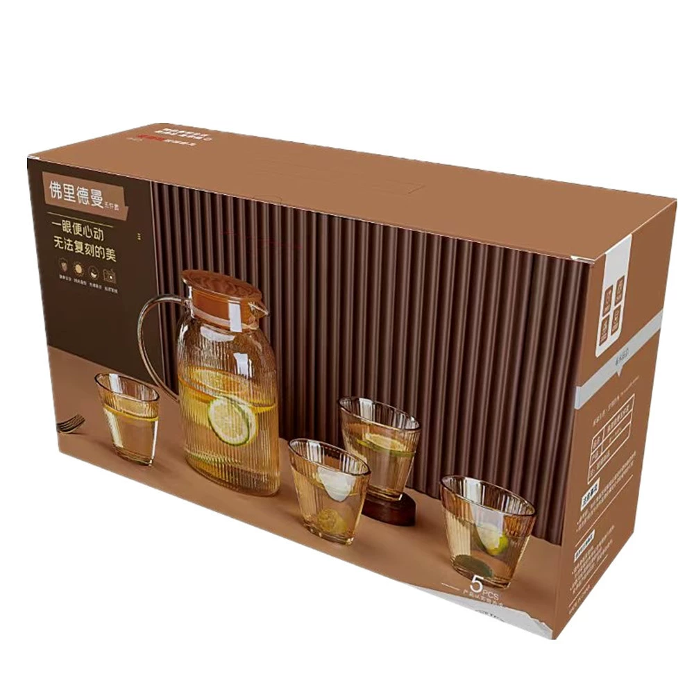 Capacious set, glass teapot, light luxury style, Birthday gift