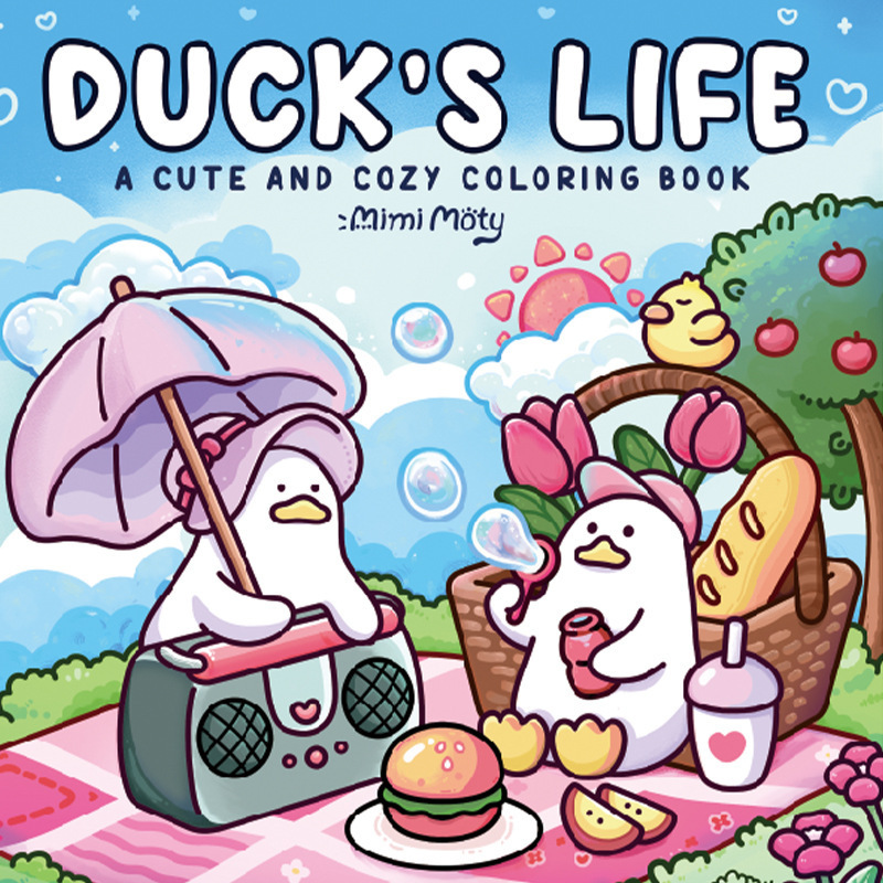 跨境涂色本 Spooky Cutie Coloring Book 怪兽系列儿童涂鸦填色本|undefined