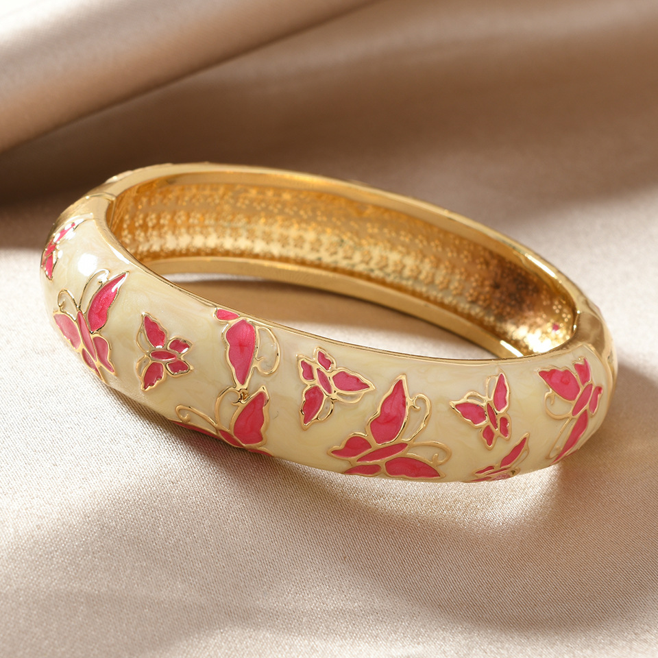 Rétro Papillon Alliage Bangles De Gros display picture 5