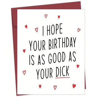 Cross-Border Popular Birthday Greeting Cards, Interesting Happy Birthday Cards, Support for Label Delivery, Factory Direct Sales