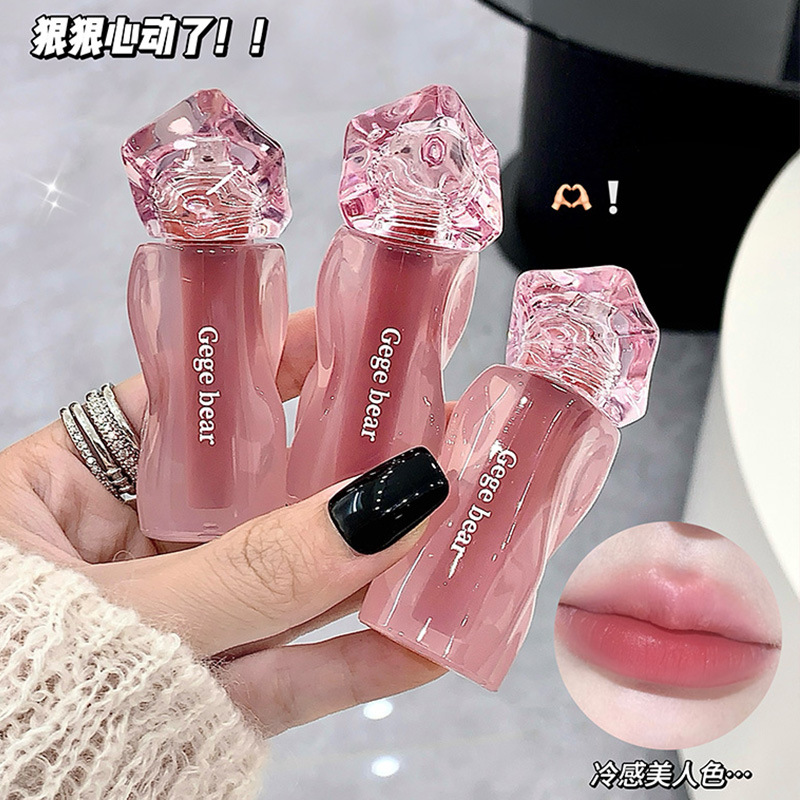 彩妆Gege bear绒雾奶霜唇泥 丝绒雾面哑光不拔干日常素颜显白唇釉