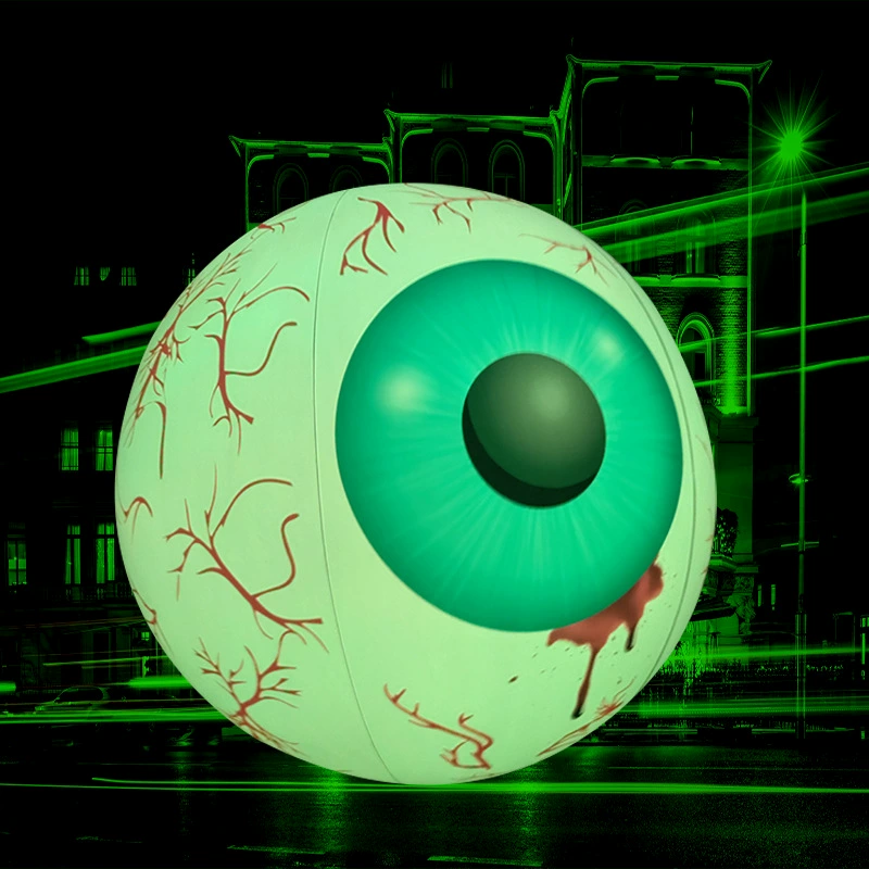 Трансграничный новый надувной ПВХ надувной глазной яблок на Хэллоуин украшения светящиеся шары садовые украшения