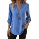 2025 Spring and Summer Amazon Independent Station European and American Foreign Trade New Women's Loose plus size V-neck Solid Color Short-sleeved T-shirt