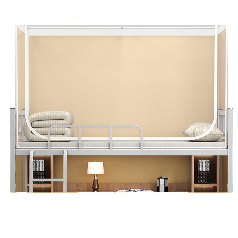 Mosquiteros dormitorio de estudiantes cama individual retráctil 90x190 cama superior y cama inferior soporte de cortina de cama universal