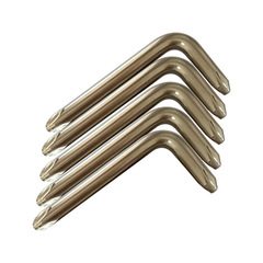 Manufacturer 7-shaped double-head cross wrench, high-strength nickel-plated galvanized wrench, simple L-shaped screwdriver wrench wholesale