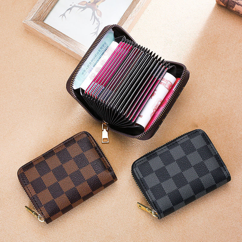 Card Holder for Men, Anti-Degaussing, Multi-Card Slots, Anti-Theft Wallet, Driver's License Integrated Large-Capacity Storage Bag