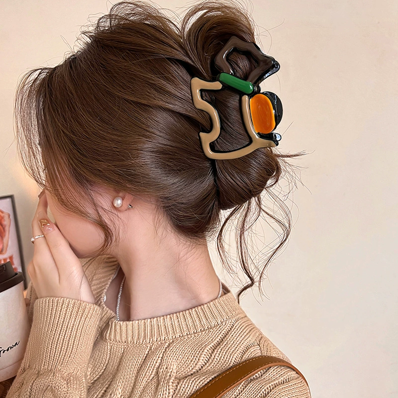Фотоклип Ly Series — милая ракушка и акула Hairgrip, лёгкий 0.005 кг, многоцветный