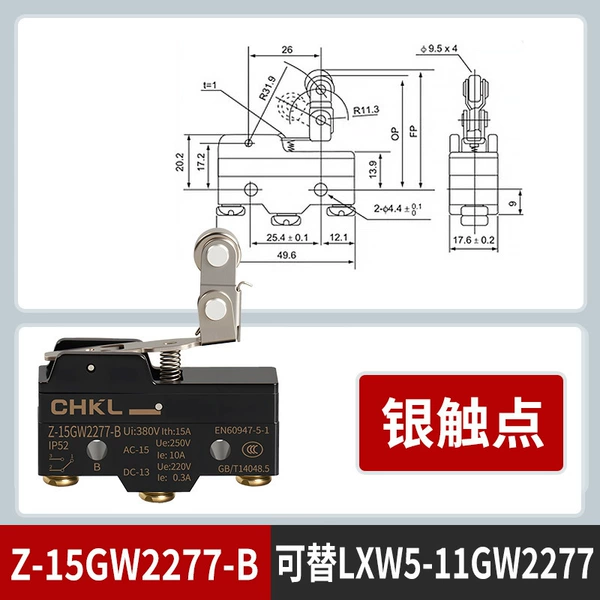 Z-15GW2277-B silver dot