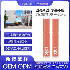 杏仁奶茶唇釉oem贴牌定制 男女通用保湿淡纹口红唇釉化妆品代加工
