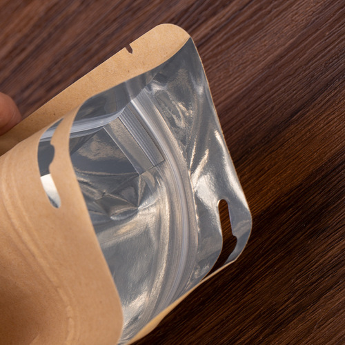 Tea packaging bag kraft paper sealed bag white tea loose tea ziplock bag half a pound black tea green tea bag wholesale