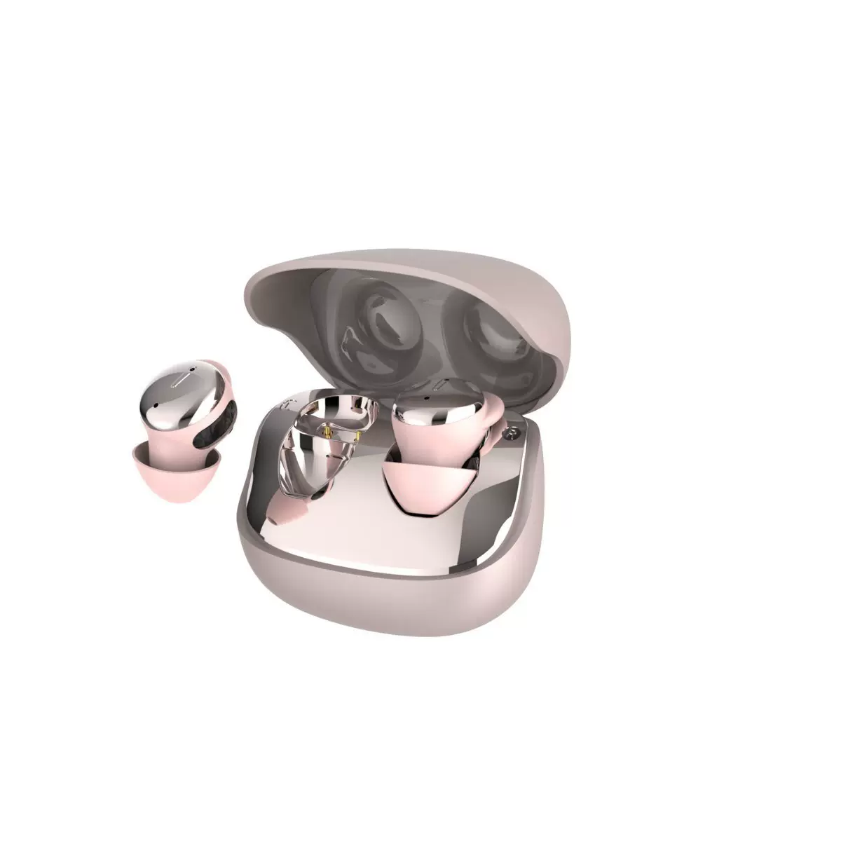 自动调节主动降噪无线耳机舒适贴合,无线充电真无线ANC耳塞高SNR