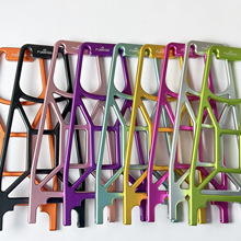 小布折叠车后货架推行轮CNC铝合金行李架适用Brompton改装后尾架