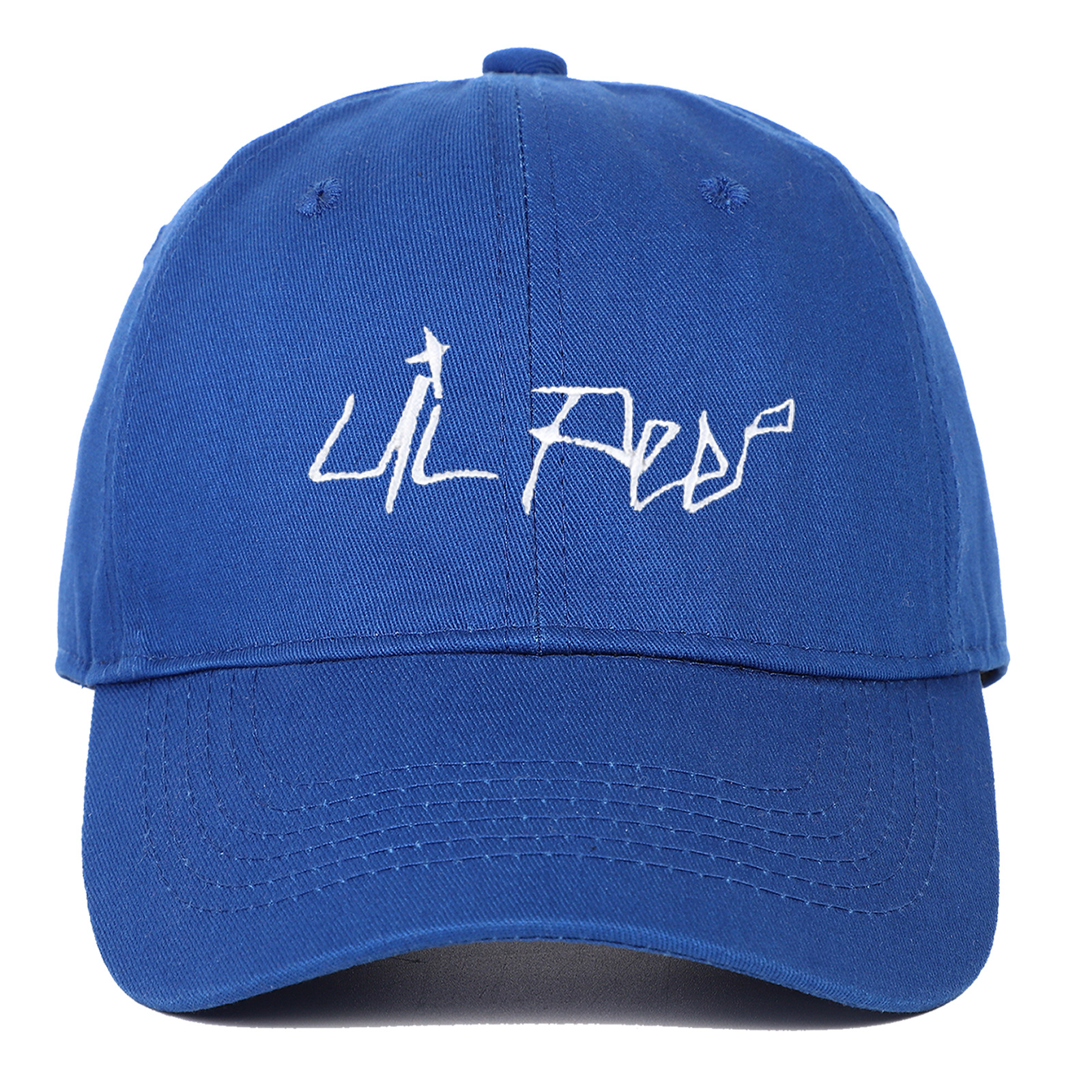 跨境亚马逊欧美Love Lil Peep丫头刺绣棒球帽棉质软顶遮阳帽