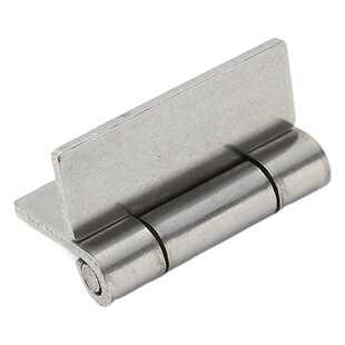 304 Stainless Steel Flat Open Hinge Thickened Folding Wooden Door Folding Loose-leaf Bearing Silent Hinge
