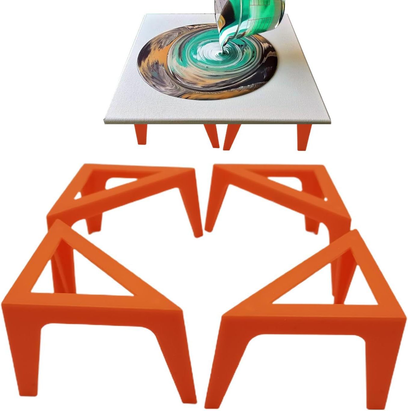 跨境新款三角架支撑工具 家居塑料画板支架套装 装油漆架浇注工具