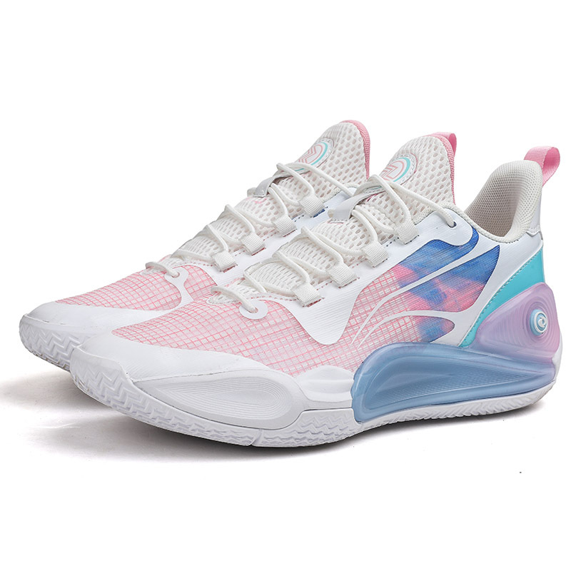 2025 nuevas zapatillas de baloncesto de malla transfronteriza para parejas de cemento para hombres y mujeres zapatillas deportivas casuales un cabello