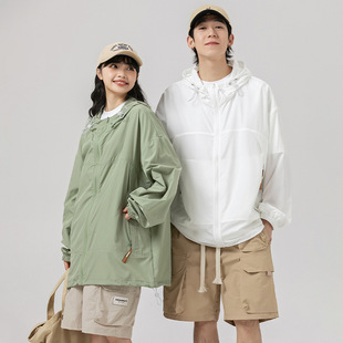 upf50 + Outdoor Ice Silk sunscreen clothing for men and women Summer anti-ultraviolet light breathable fishing sunscreen jacket