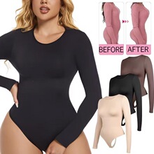 N 10733 Seams Waist Bodysuit ���������� ����ѷ�羳ŷ����