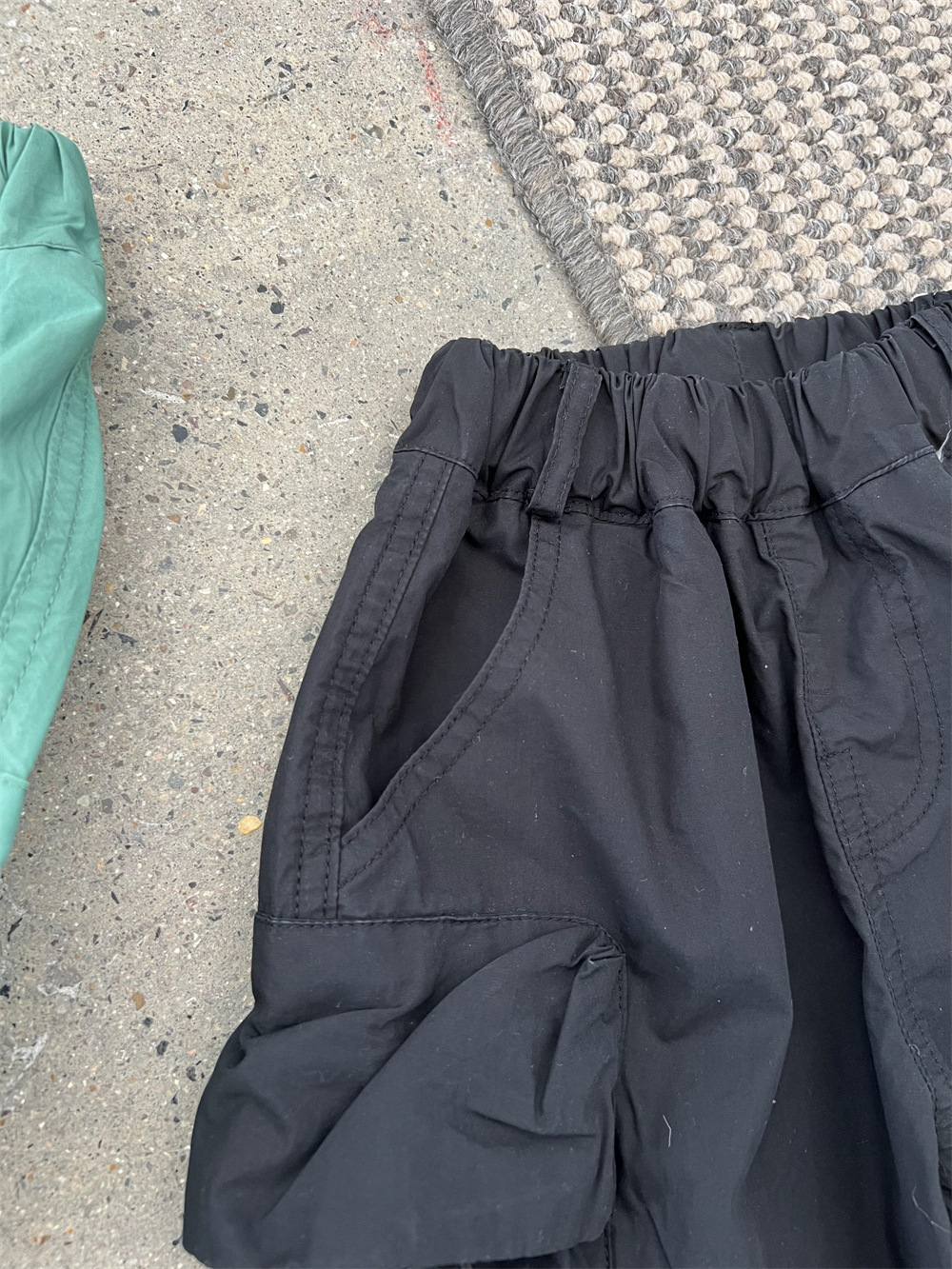 Sommerbørns amerikansk stil store lommer tynde arbejdsshorts til mænd og kvinder, løse snøreshorts, street glatte bukser_voghion.com